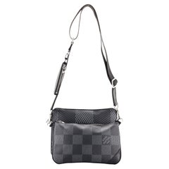 Louis Vuitton Trio Messenger Bag Limited Edition Damier Graphite 3D