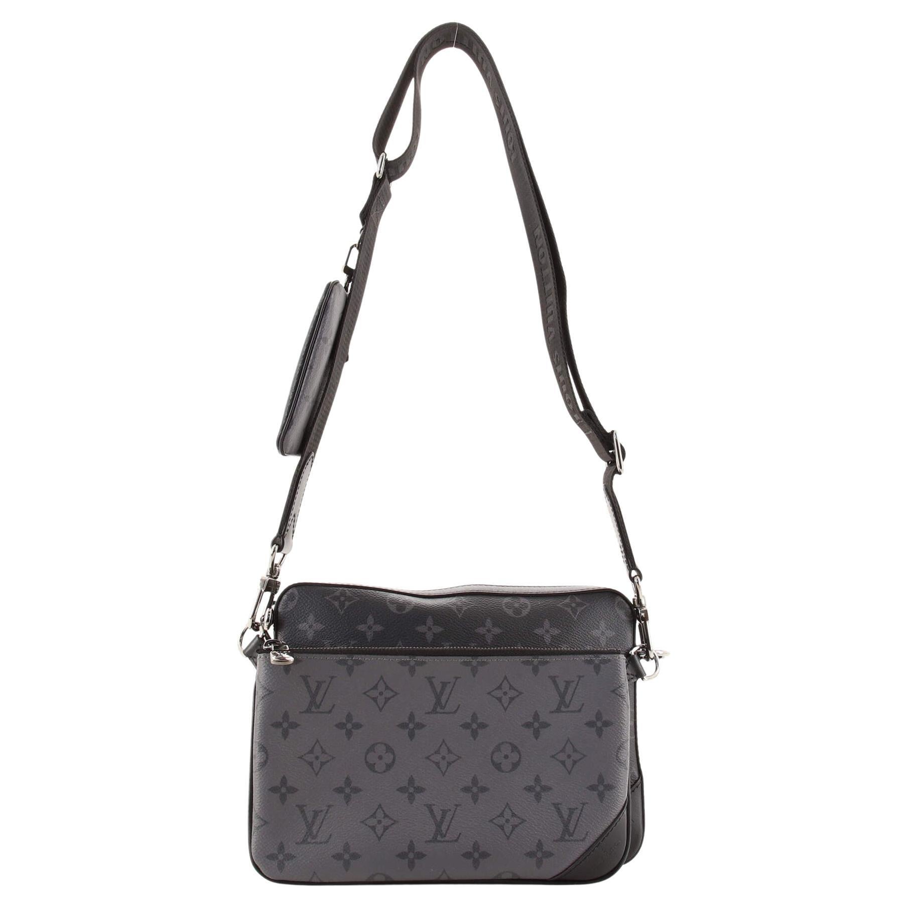 Louis Vuitton Trio Messenger Bag Reverse Monogram Eclipse Canvas at