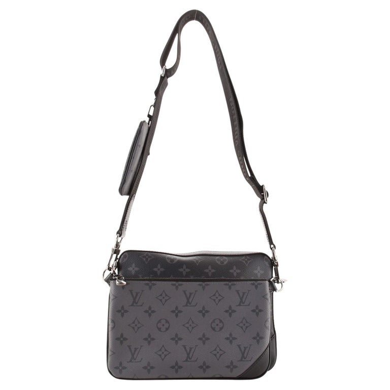 Sac Messager Louis Vuitton Trio Toile Monogramme éclipse - Occasion Parfait état