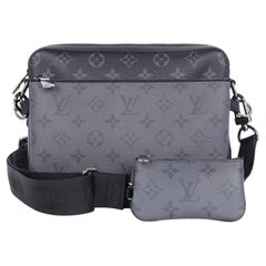 Louis Vuitton Trio Messenger Eclipse Crossbody Bag Black Gray