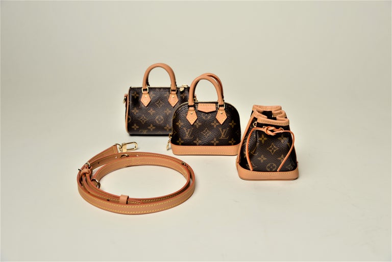 Replica Louis Vuitton Trio Mini Icones Bag In Monogram Canvas M81081