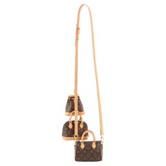 Louis Vuitton Trio Mini Icones Bag Set Monogram Canvas