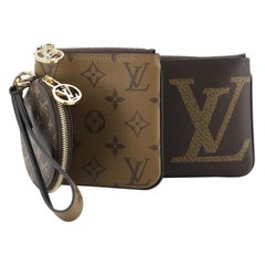 Louis Vuitton Trio Pouch Limited Edition Reverse Monogram Giant