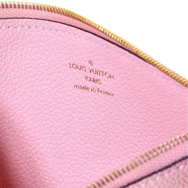Authentic LOUIS VUITTON Trio Pouch Monogram Giant Leather Detachable, Pool  Edit.