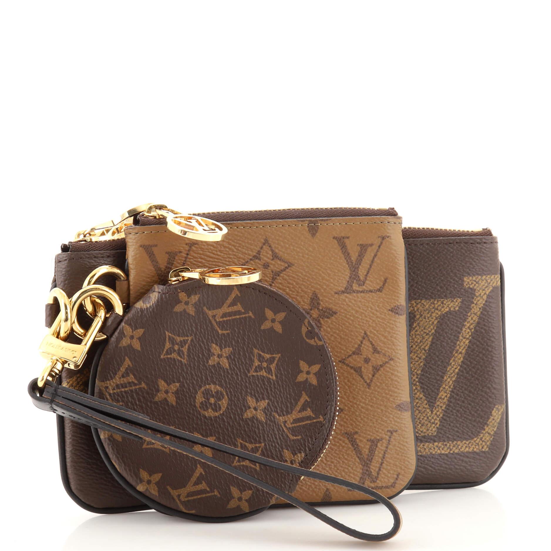 louis vuitton trio pochette price
