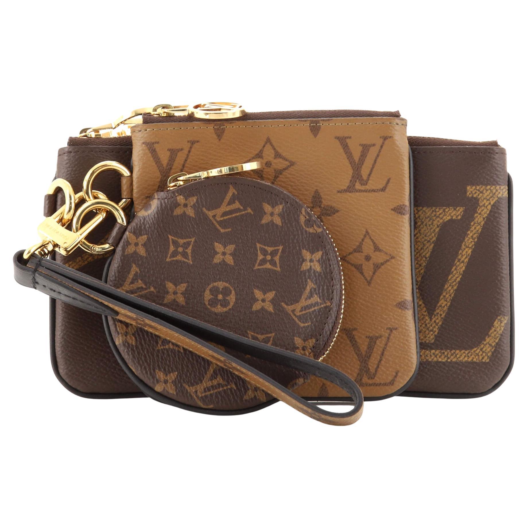Louis Vuitton Trio Pouch Set Reverse Monogram Giant