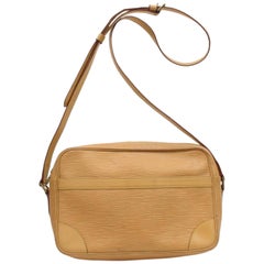 Louis Vuitton Trocadero 868805 Beige Leather Cross Body Bag