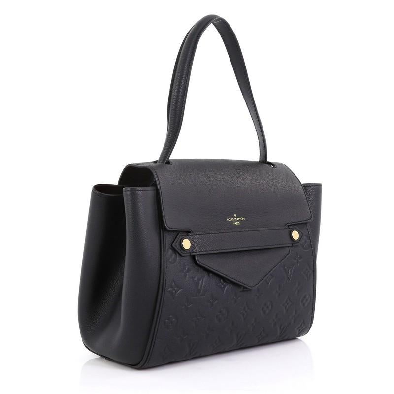 Black Louis Vuitton Trocadero Handbag Monogram Empreinte Leather