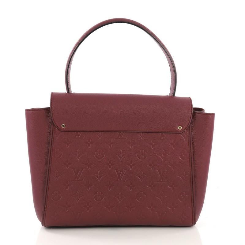 Louis Vuitton Trocadero Handbag Monogram Empreinte Leather In Excellent Condition In NY, NY