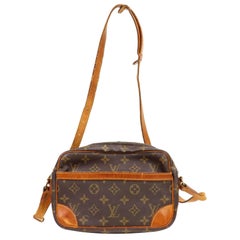 Vintage Louis Vuitton Trocadero Monogram 870049 Brown Coated Canvas Cross Body Bag