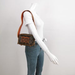 Louis Vuitton Trocadero Monogram Perforation Camera Bag Brown MM95175