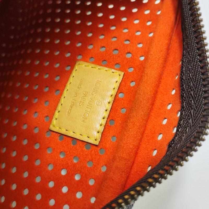 Louis Vuitton Trocadero Monogram Perforation Camera Bag Brown MM95175 For Sale 4