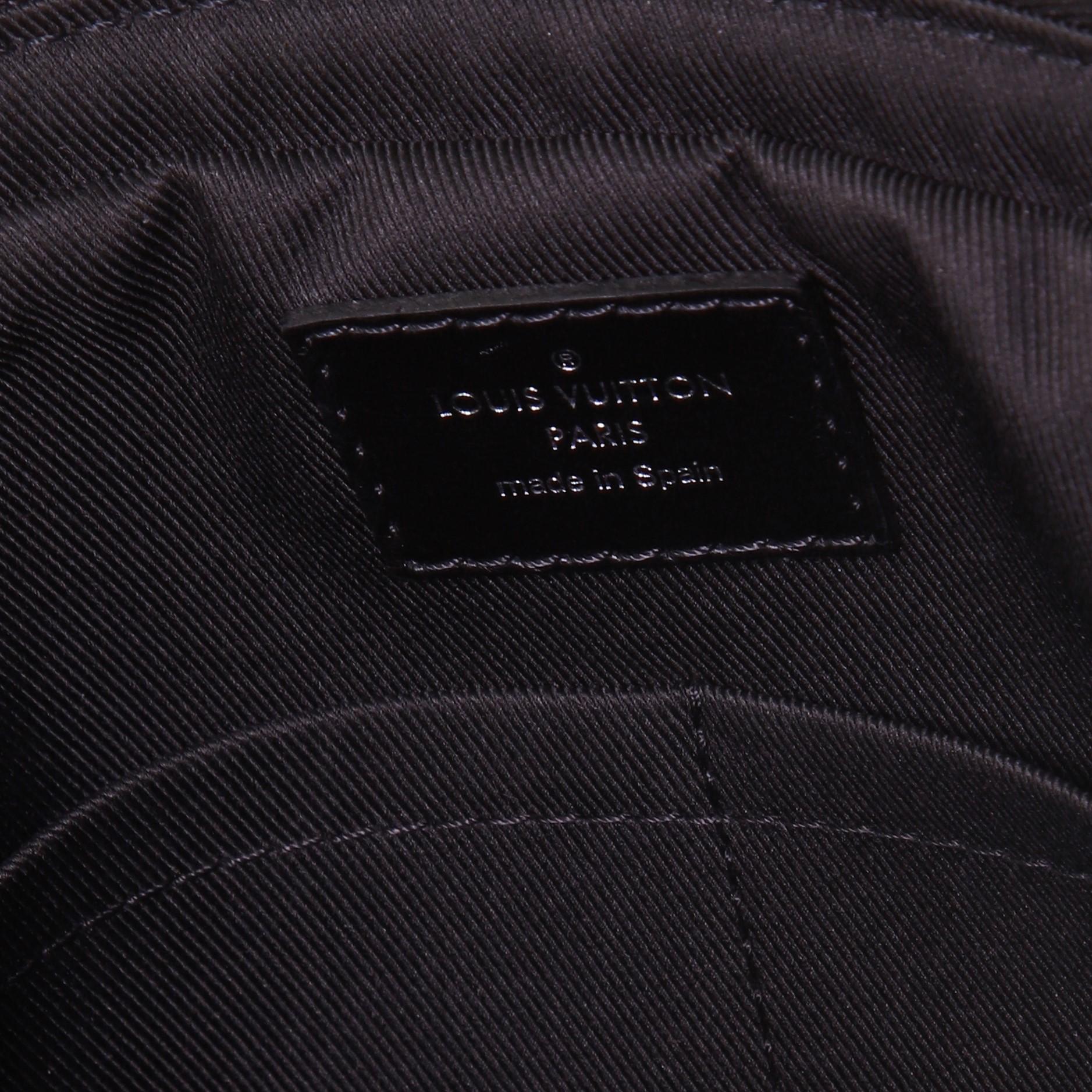 Noir Sac à main Louis Vuitton Trocadero NM Messenger Damier Graphite PM