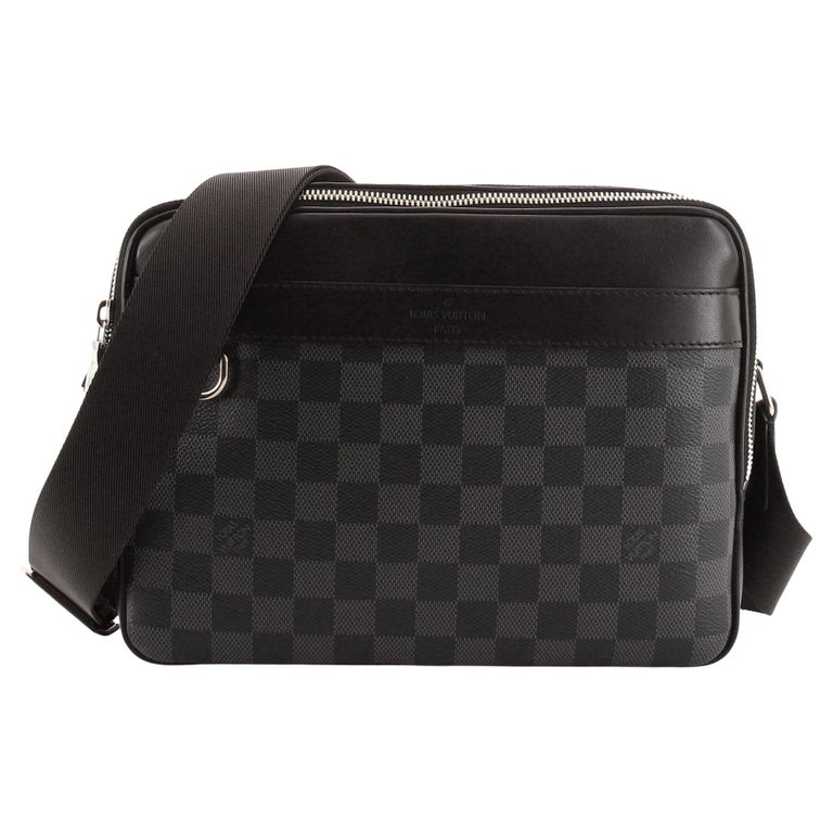 Louis Vuitton Damier Graphite Trocadero Messenger PM Shoulder Bag Free  Shipping 