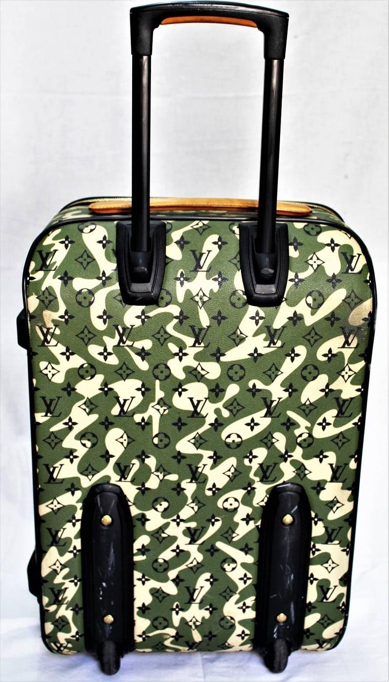 Louis Vuitton Murakami Pegase 60 Monogramouflage Roller Suitcase