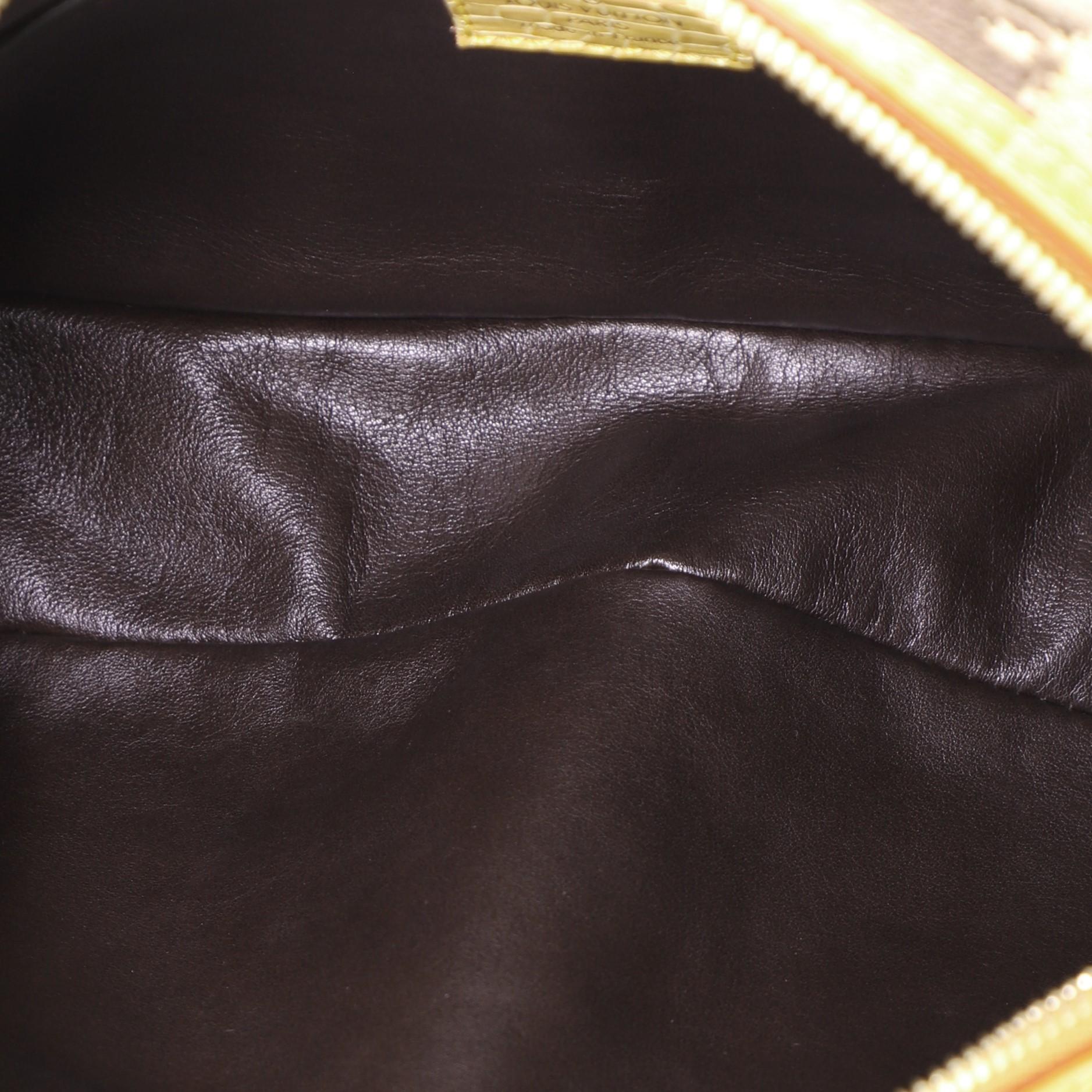 Women's or Men's Louis Vuitton Trompe L'Oeil Trocadero Handbag Monogram Velvet 27