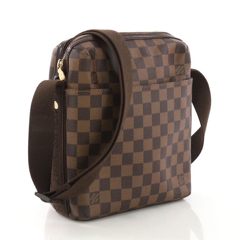 Louis Vuitton Vintage Brown Damier Ebene Trotteur Beaubourg Canvas Crossbody  Bag, Best Price and Reviews