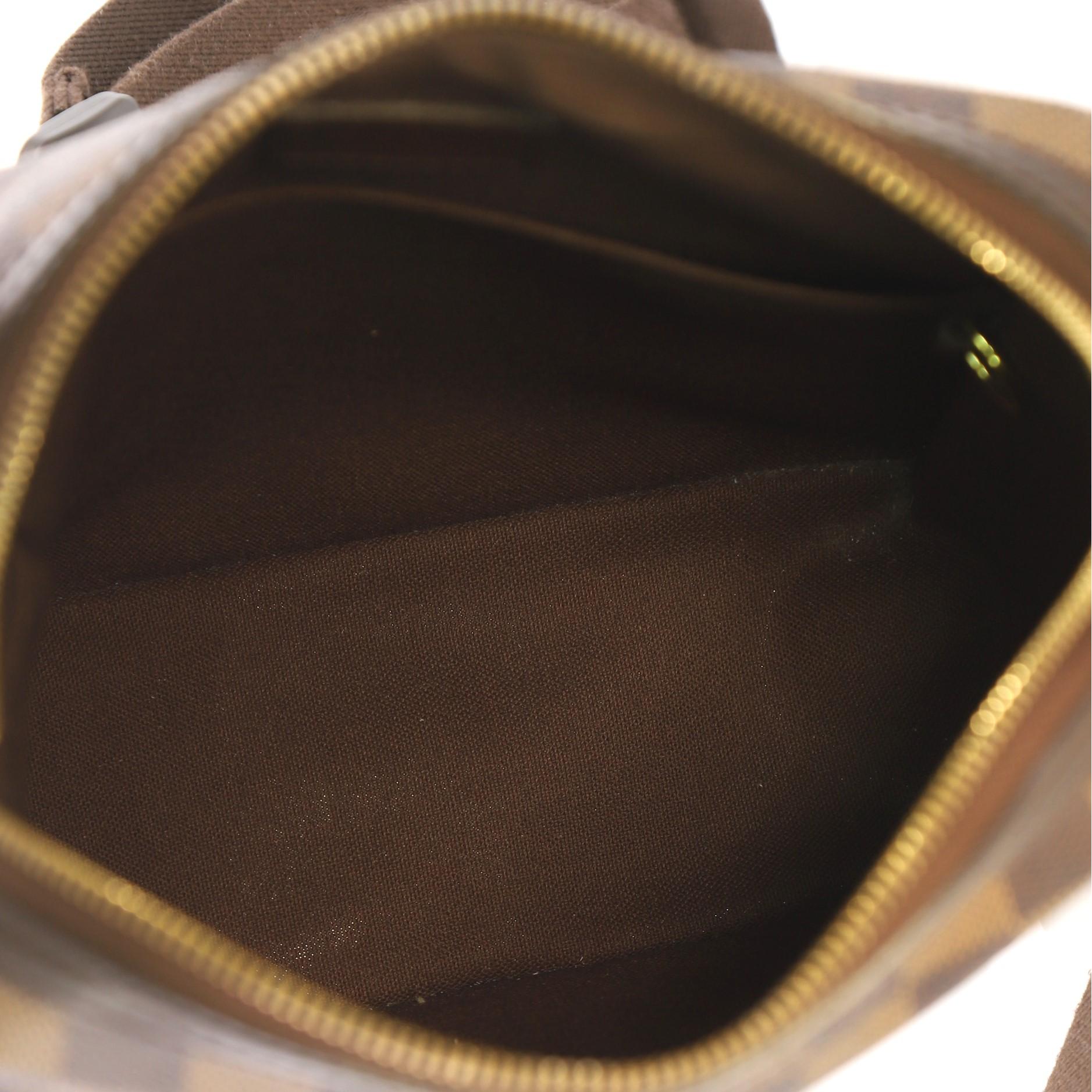 Black Louis Vuitton Trotteur Beaubourg Handbag Damier