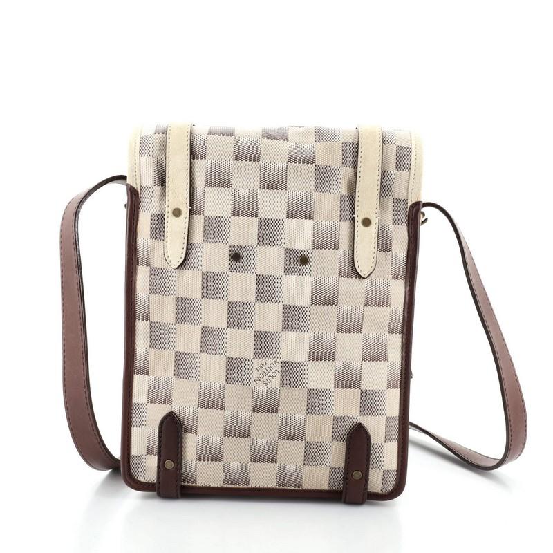Louis Vuitton Trotteur Handtasche Damier Lune (Braun)
