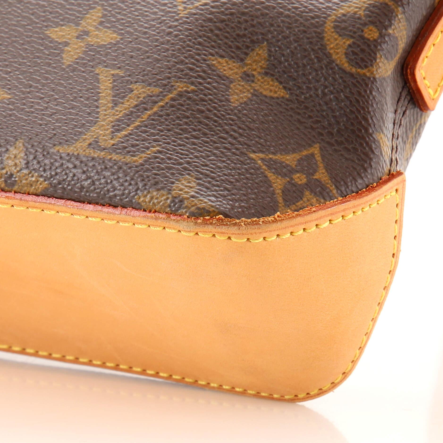 Louis Vuitton Trotteur Handbag Monogram Canvas 1