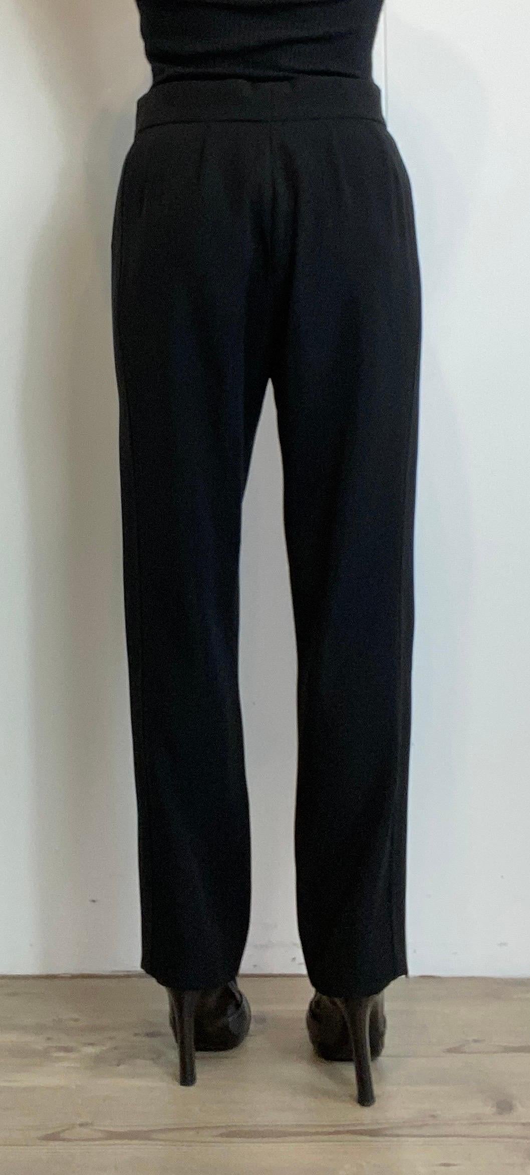 Black Louis Vuitton trousers For Sale