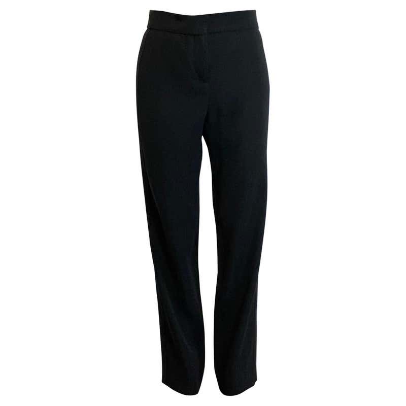 Black nylon trouser with red LV Monogram print LOUIS VUITTON For Sale ...