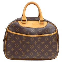 Louis Vuitton Trouville Bowler Boston Mm 870168 Brown Coated Canvas Satchel