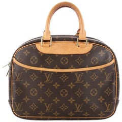 Louis Vuitton Trouville Handbag Monogram Canvas