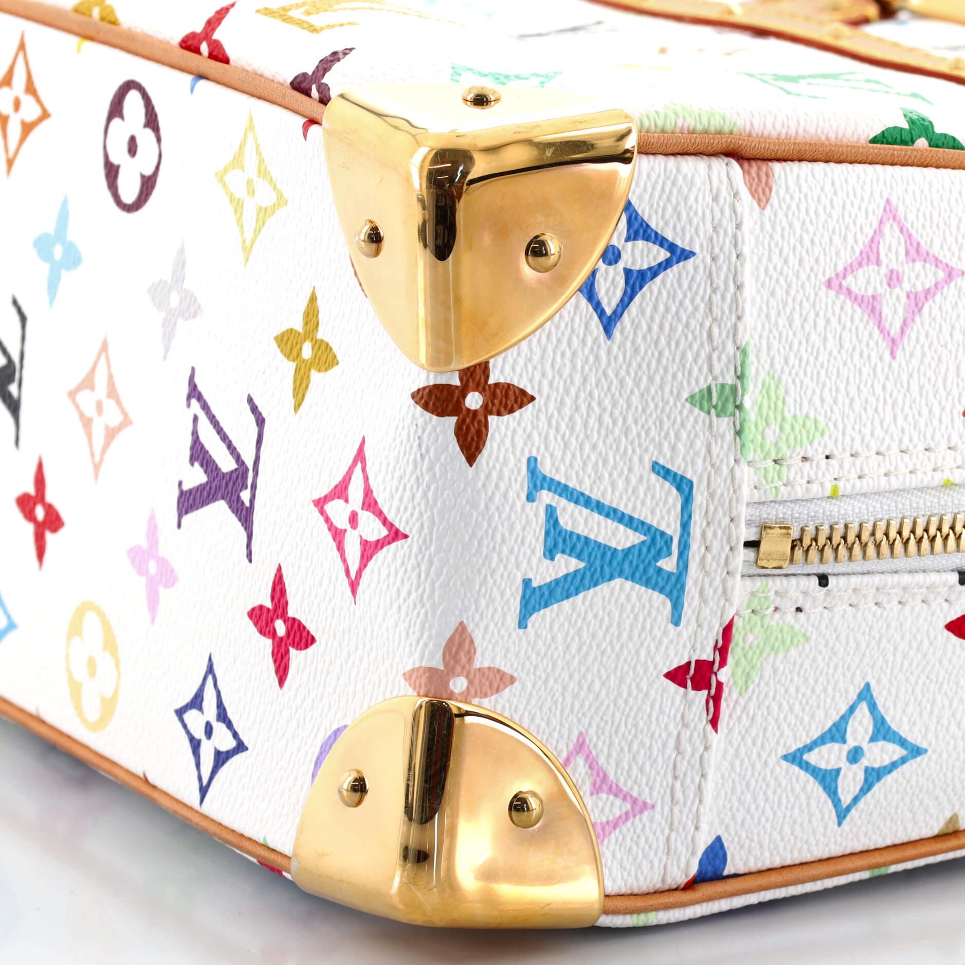 Louis Vuitton Trouville Handbag Monogram Multicolor In Good Condition In NY, NY