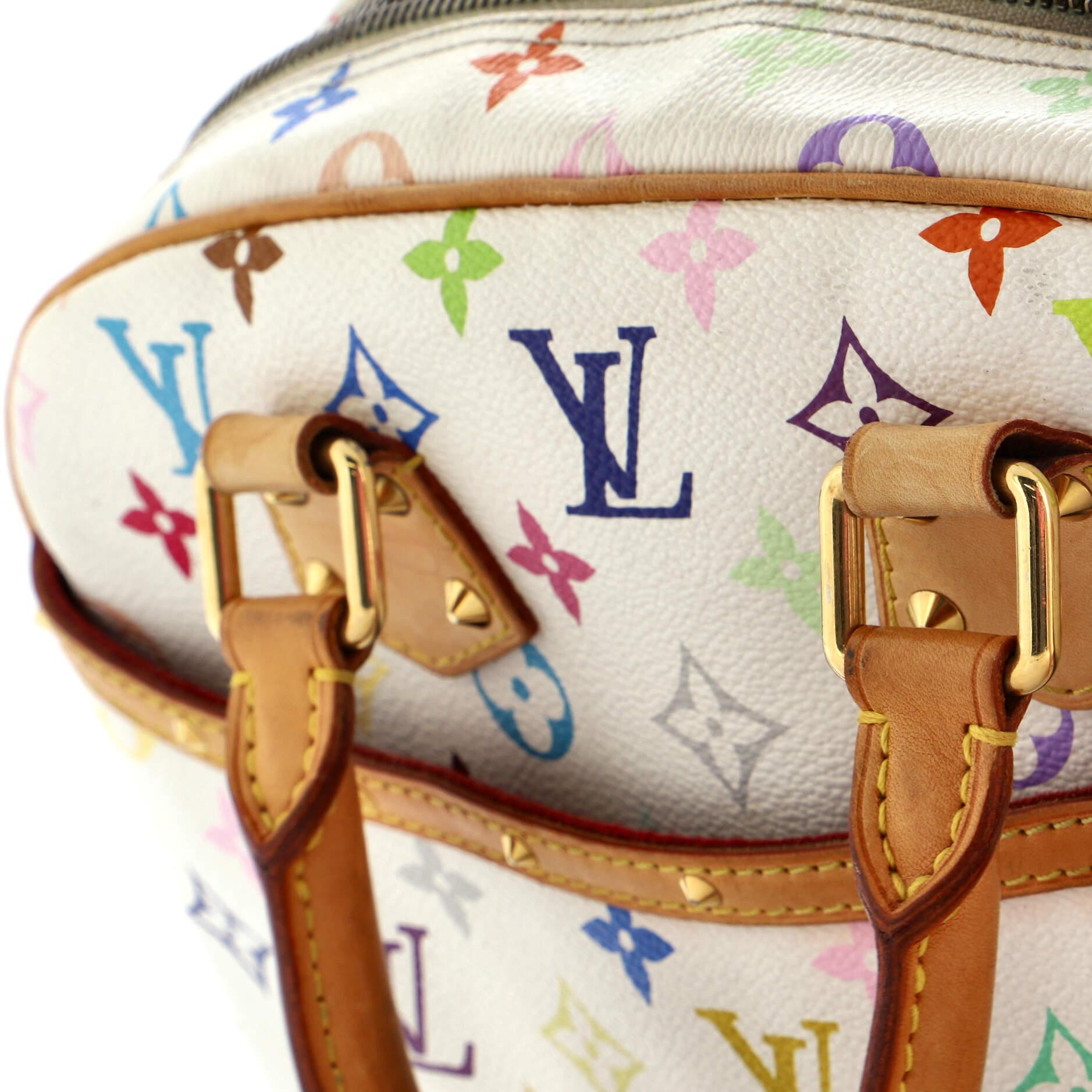 Louis Vuitton Trouville Handbag Monogram Multicolor 4