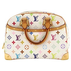 Louis Vuitton, Bags, Louis Vuitton Audra Monogram Multicolor White Blanc  M4047 Bucket Bag