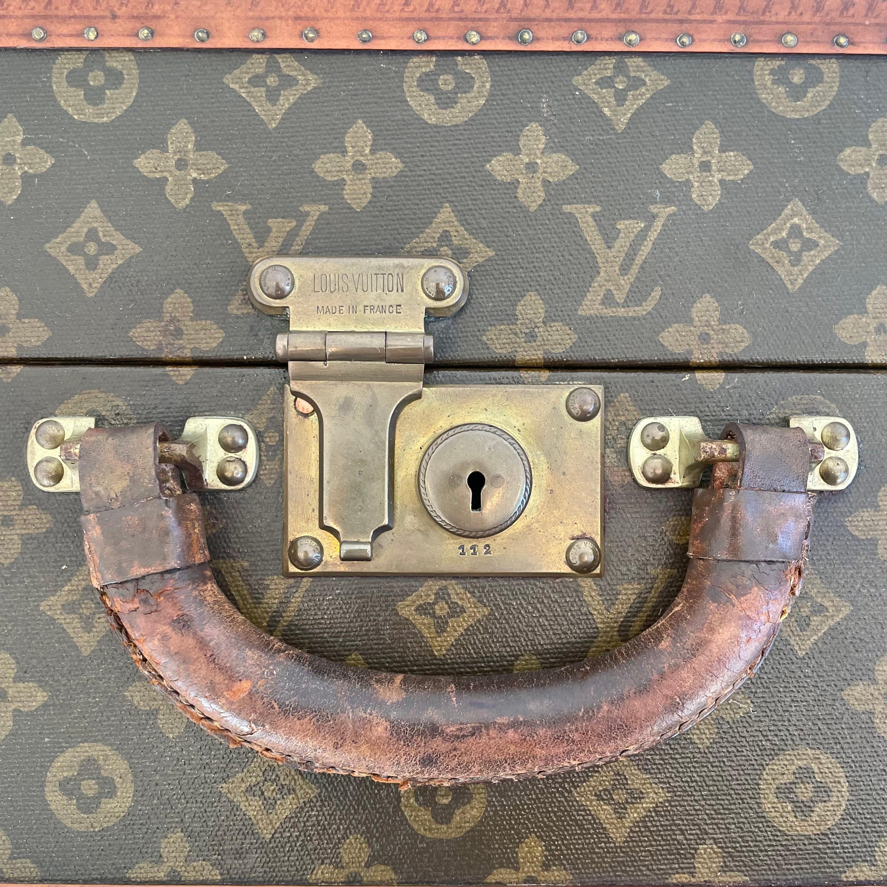 French Louis Vuitton Trunk, 1940s France For Sale