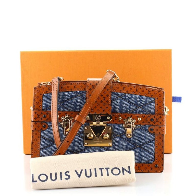 Louis Vuitton, Bags, Nwt Rare Louis Vuitton Trunk Clutch Denim
