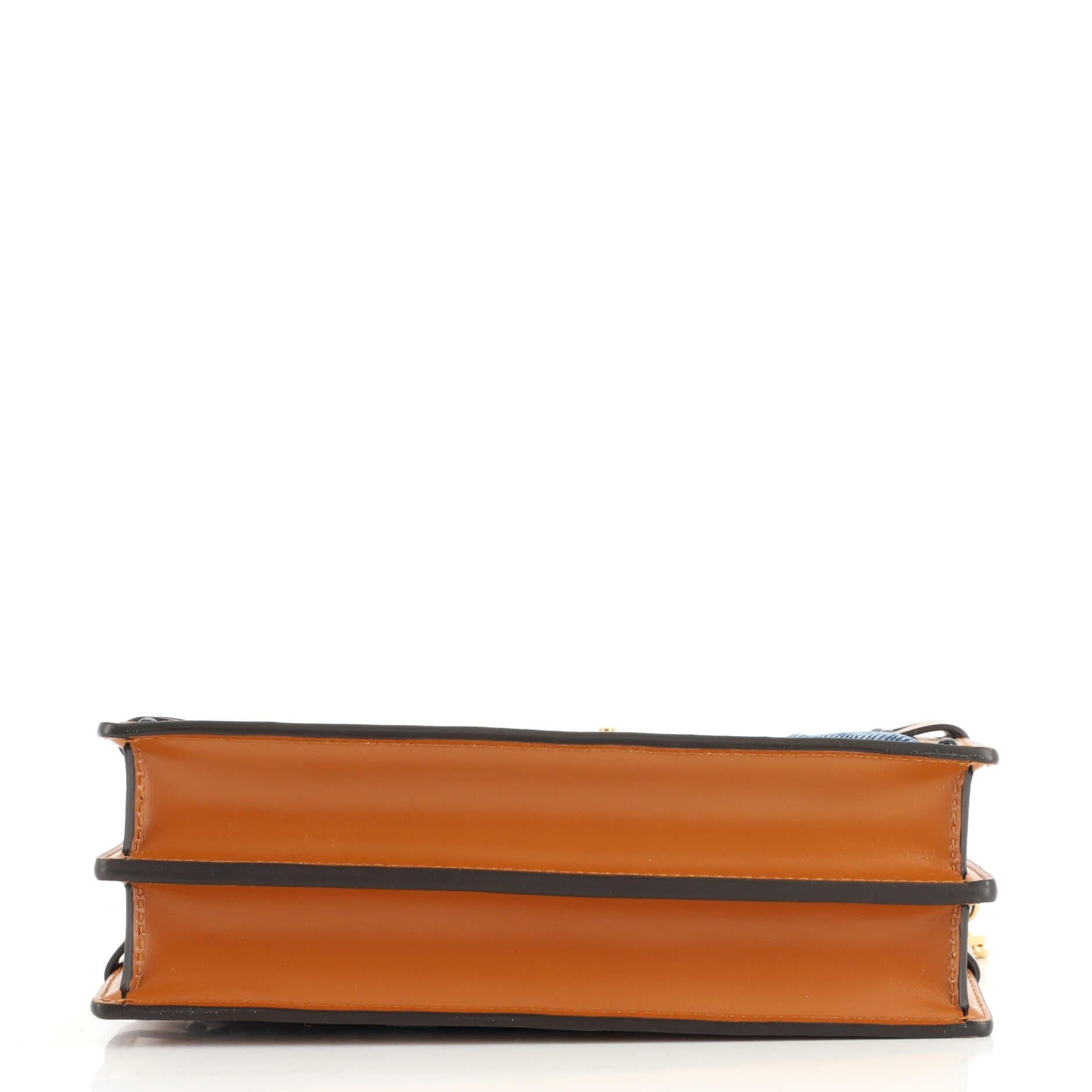 Louis Vuitton Trunk Clutch Malletage Denim with Monogram Leather 1