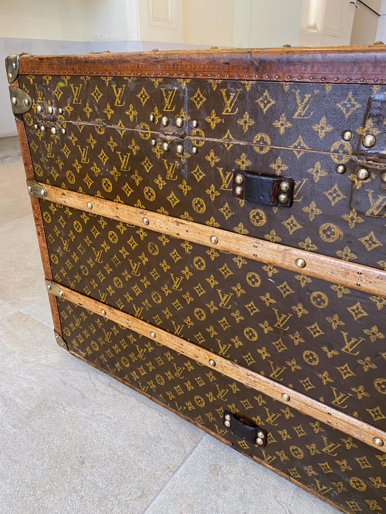 Louis Vuitton Trunk from High Nobility House of Thurn & Taxis, 1910s, France 2