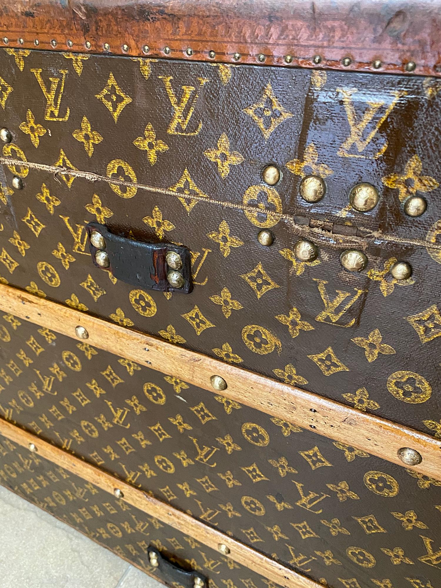 Louis Vuitton Trunk from High Nobility House of Thurn & Taxis, 1910s, France 3