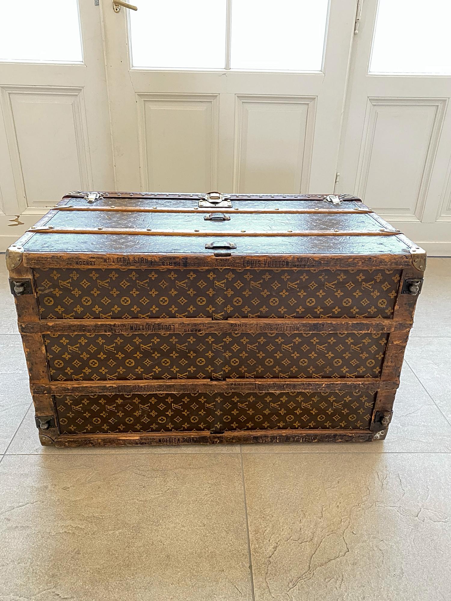 Louis Vuitton Trunk from High Nobility House of Thurn & Taxis, 1910s, France 4