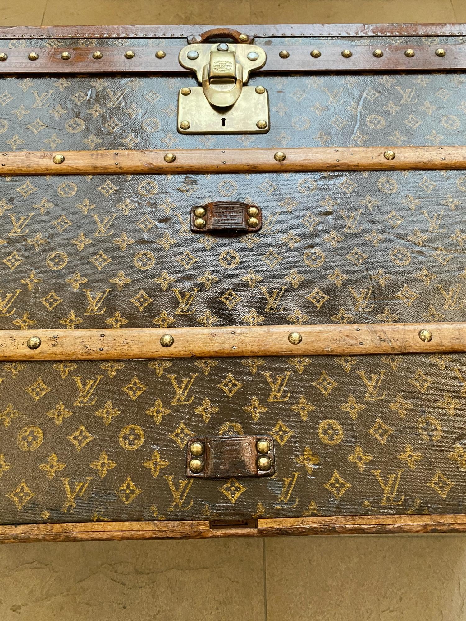 Louis Vuitton Trunk from High Nobility House of Thurn & Taxis, 1910s, France 1