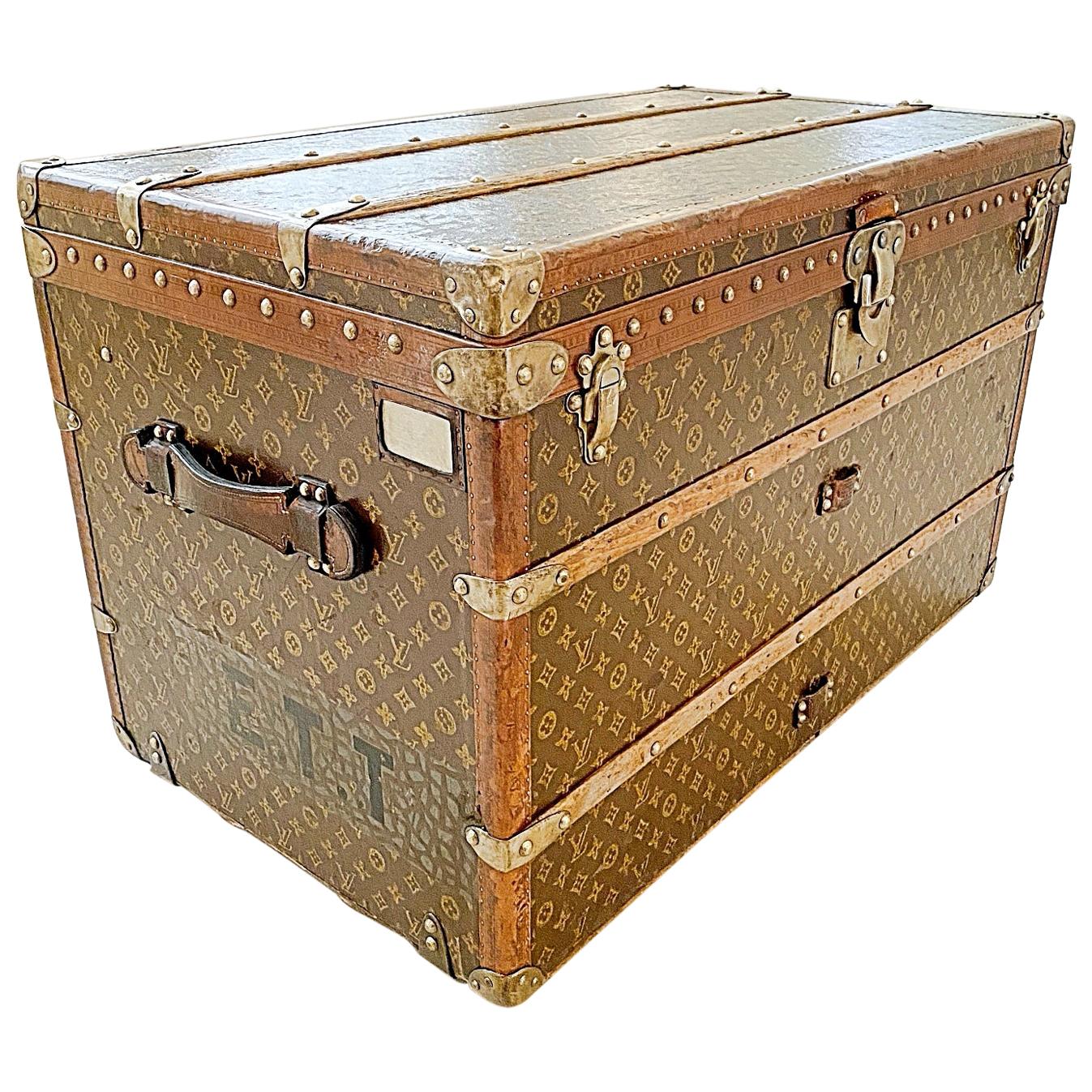Louis Vuitton Trunk from High Nobility House of Thurn & Taxis, 1910s, France