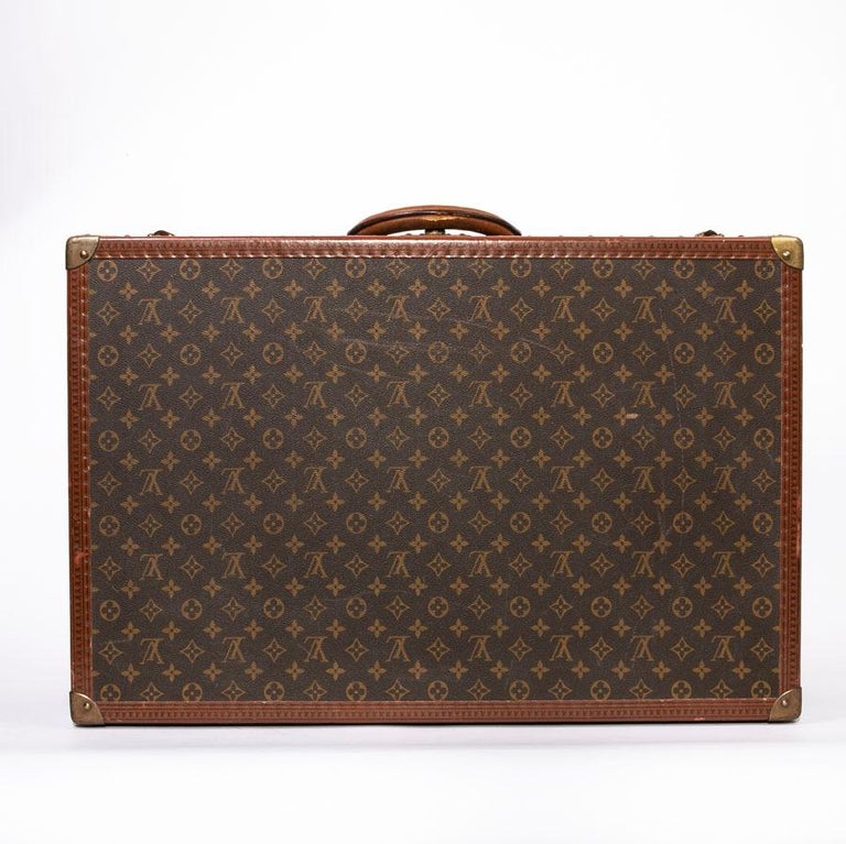 LOUIS VUITTON Trunk / Hard Case In Brown Canvas For Sale at 1stDibs