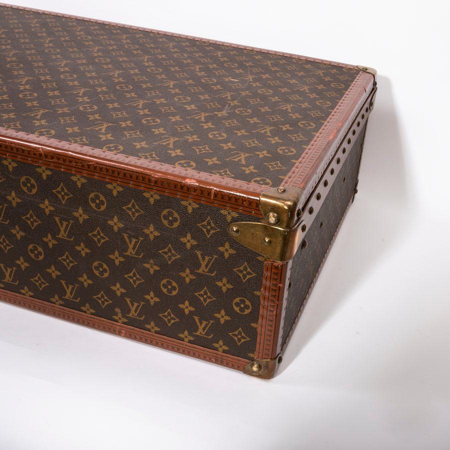 LOUIS VUITTON Koffer / Hartschalenkoffer aus braunem Segeltuch: für Damen oder Herren im Angebot