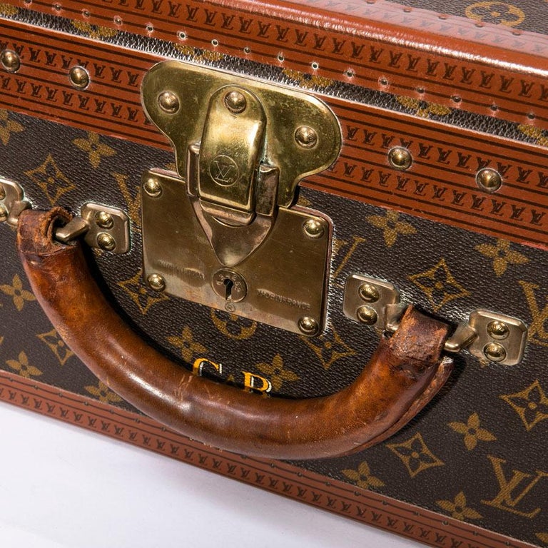 LOUIS VUITTON Trunk / Hard Case In Brown Canvas For Sale at 1stDibs