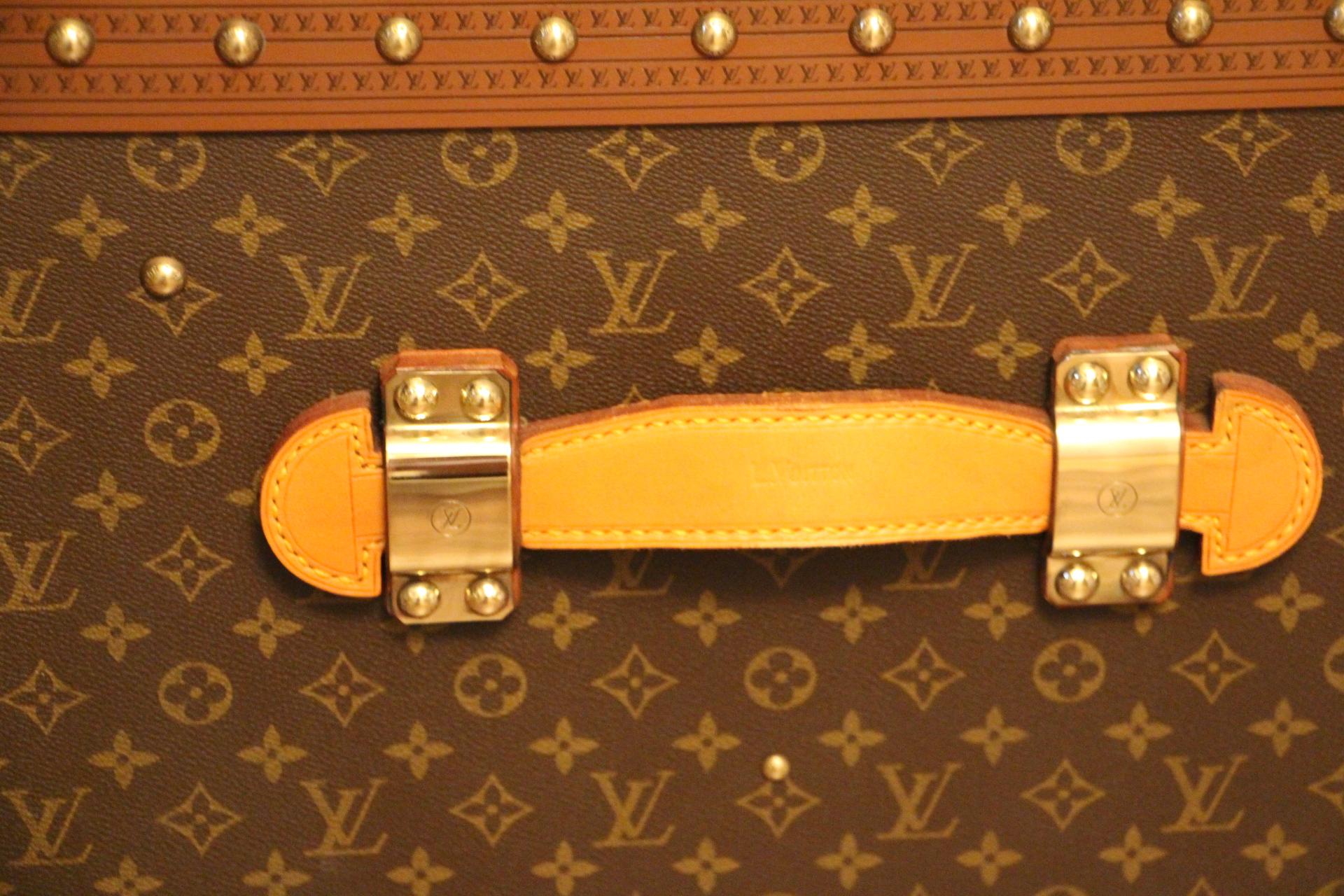 Malle à vapeur Louis Vuitton en toile monogrammée, Malle à vapeur Louis Vuitton 1