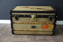 Louis Vuitton Trunk in Woven Canvas, 70 cm Louis Vuitton Steamer Trunk