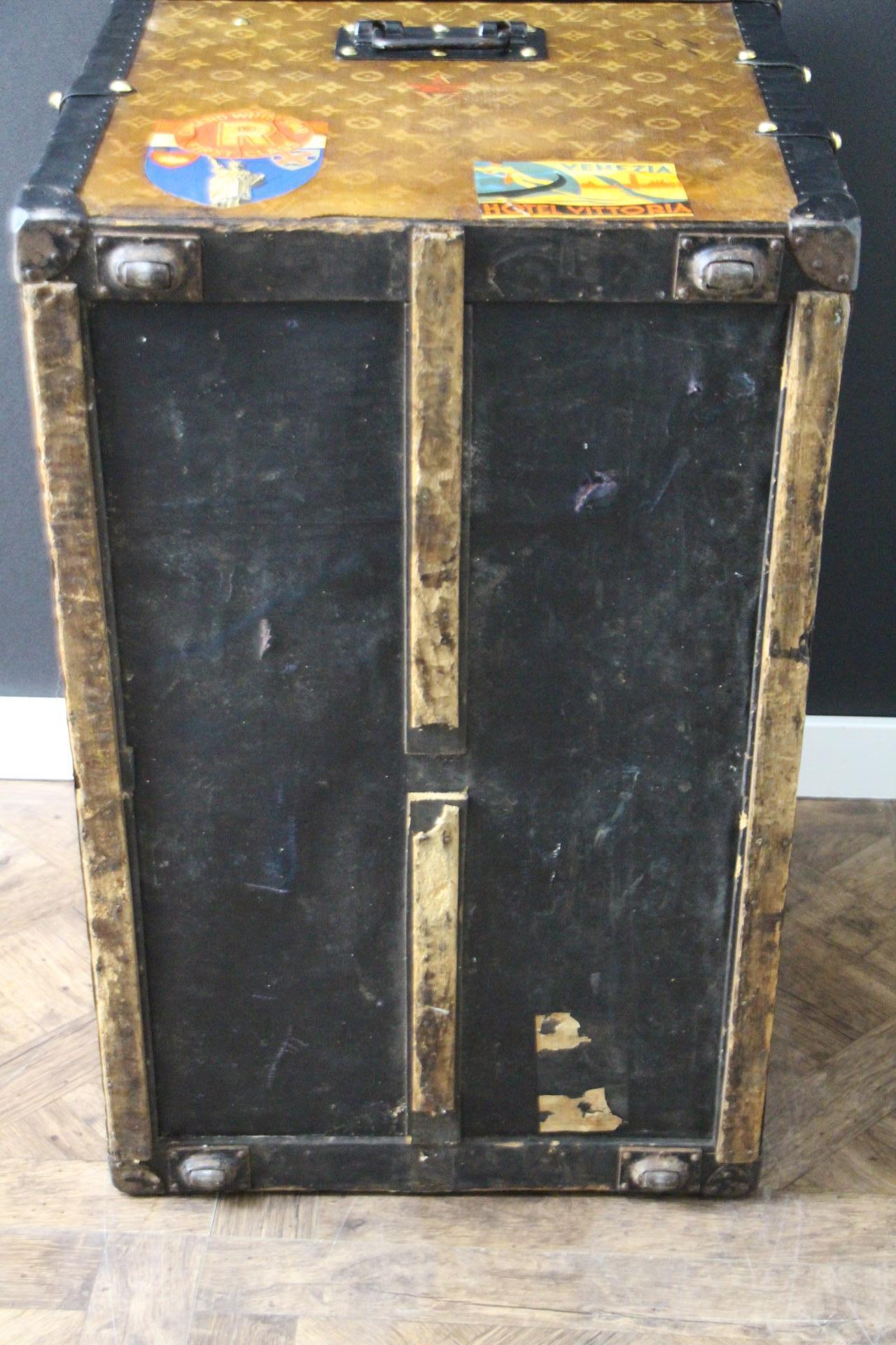 Baúl Louis Vuitton de lona tejida, 75 cm Baúl vaporizador Louis Vuitton en venta 10