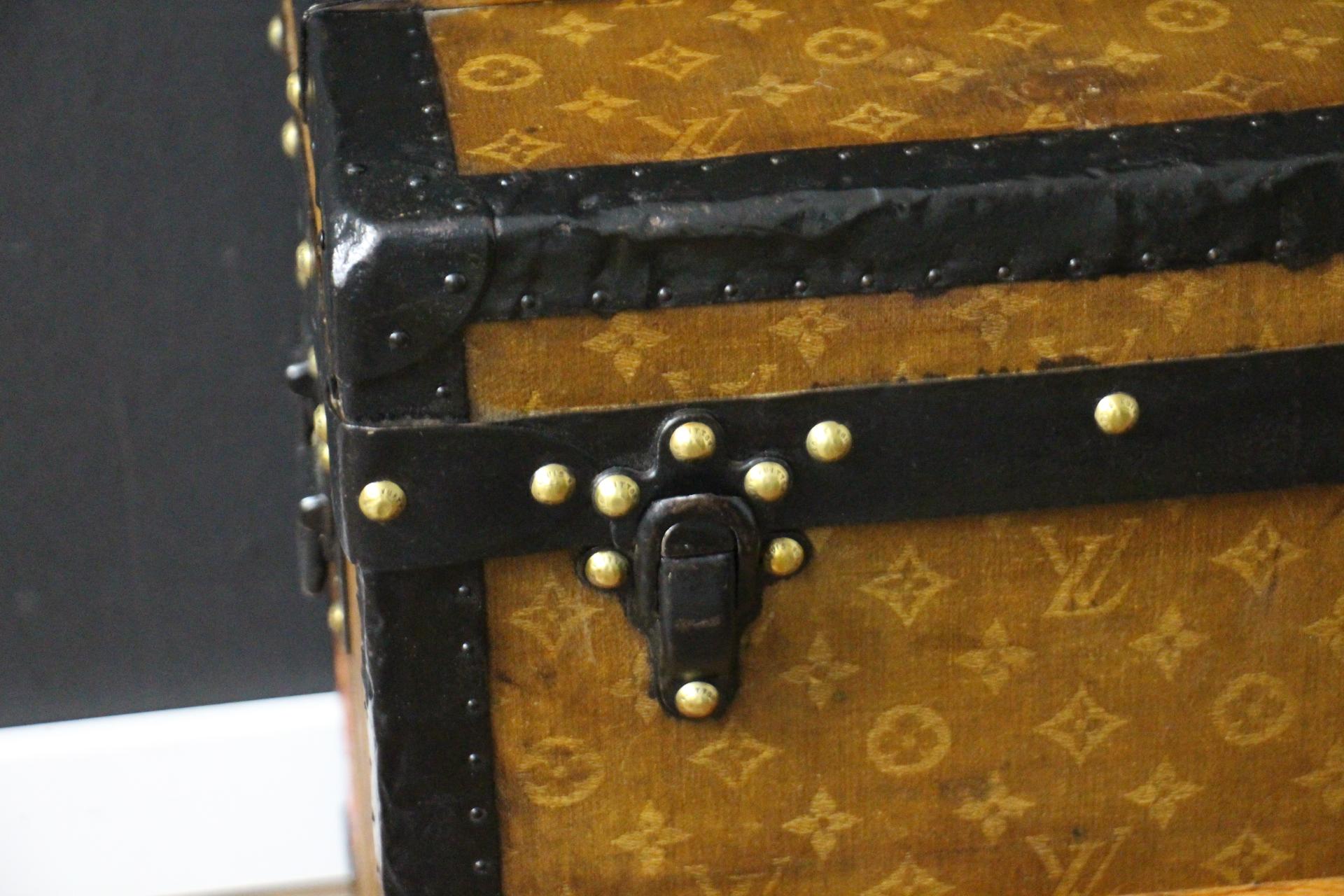 Baúl Louis Vuitton de lona tejida, 75 cm Baúl vaporizador Louis Vuitton Francés en venta