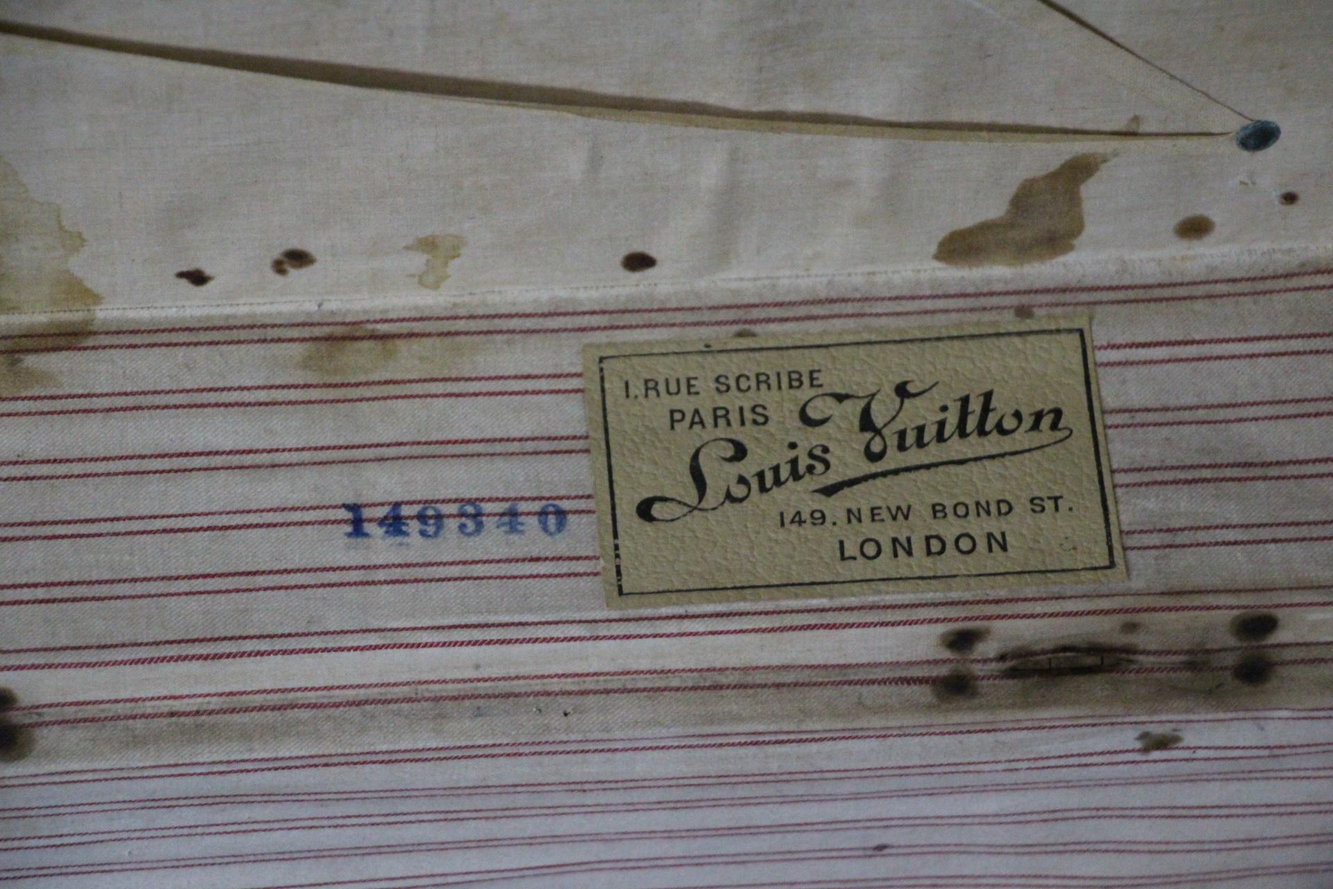 Louis Vuitton Trunk in Woven Canvas, Louis Vuitton Steamer Trunk 4