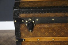 Louis Vuitton Trunk in Woven Canvas, Louis Vuitton Steamer Trunk