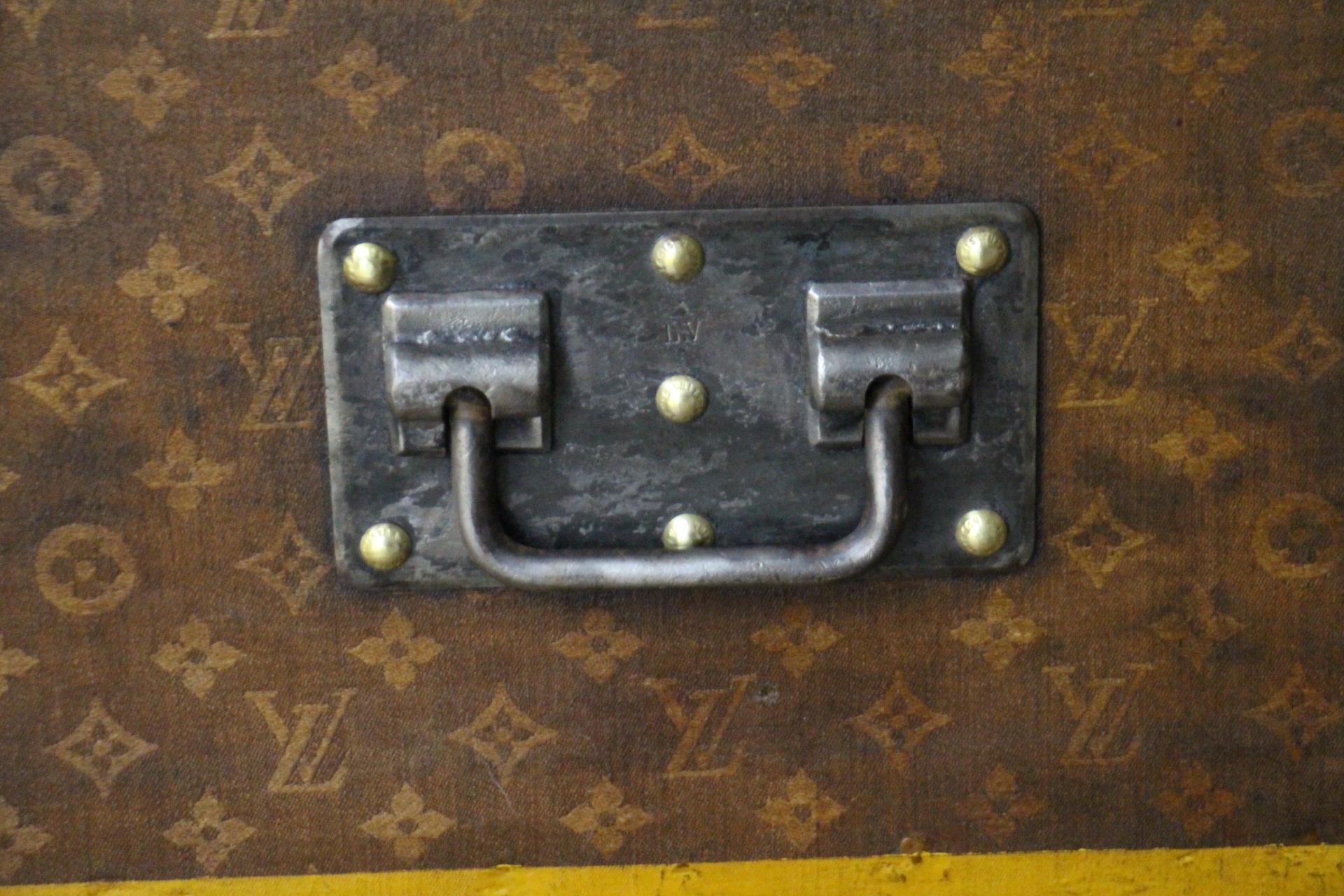 Louis Vuitton Trunk in Woven Canvas, Louis Vuitton 110 cm Steamer Trunk 5
