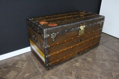 Louis Vuitton Trunk in Woven Canvas, Louis Vuitton 110 cm Steamer Trunk